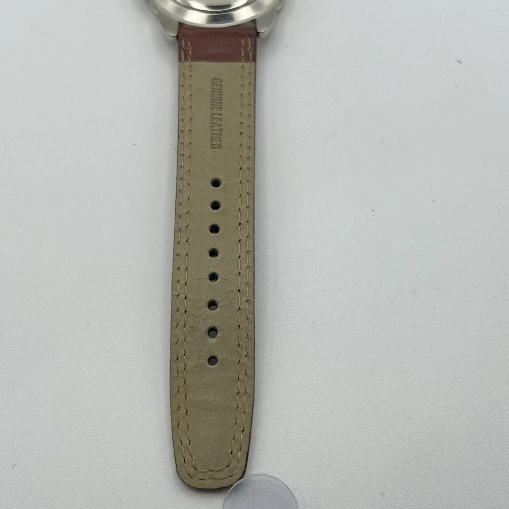Mark McGwire Home Run Hero Wrist Watch Brown Leather Band Baseball Collectible